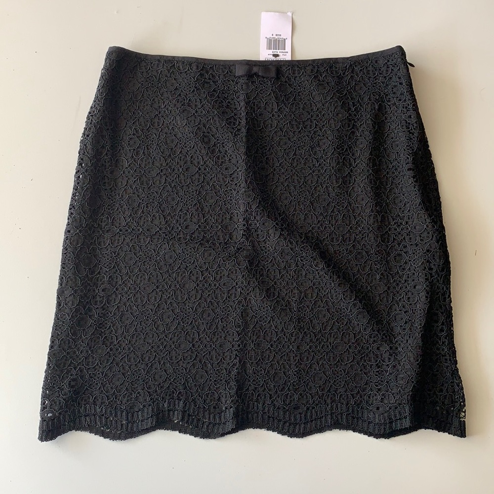 NWT Balck Lace Tahari Pencil Skirt